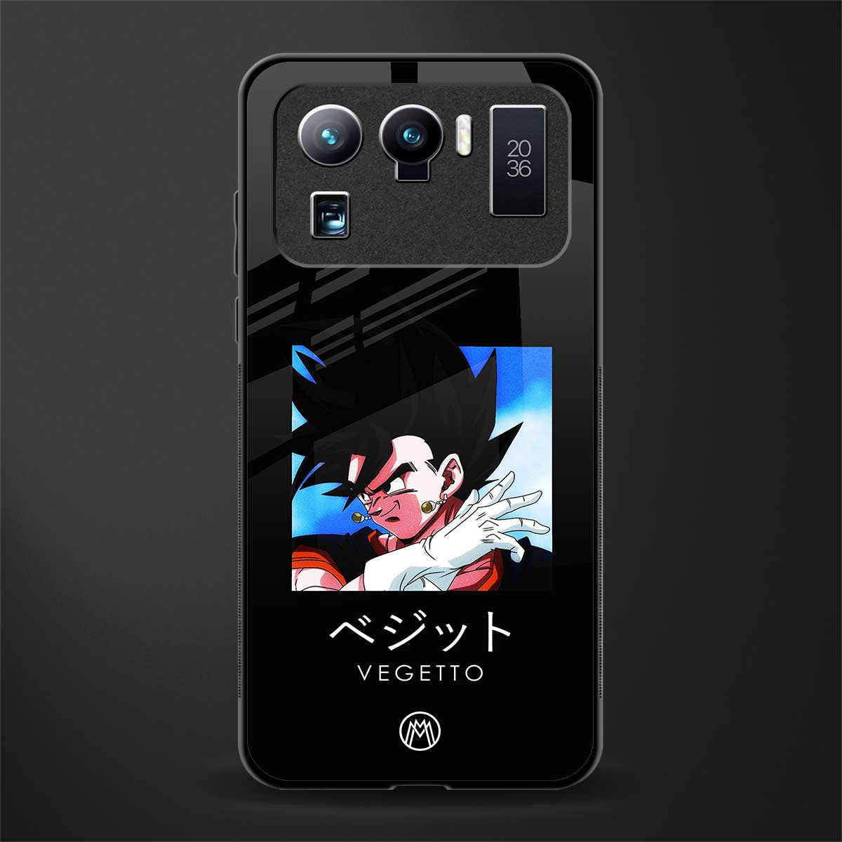 vegetto dragon ball z anime glass case for mi 11 ultra 5g image