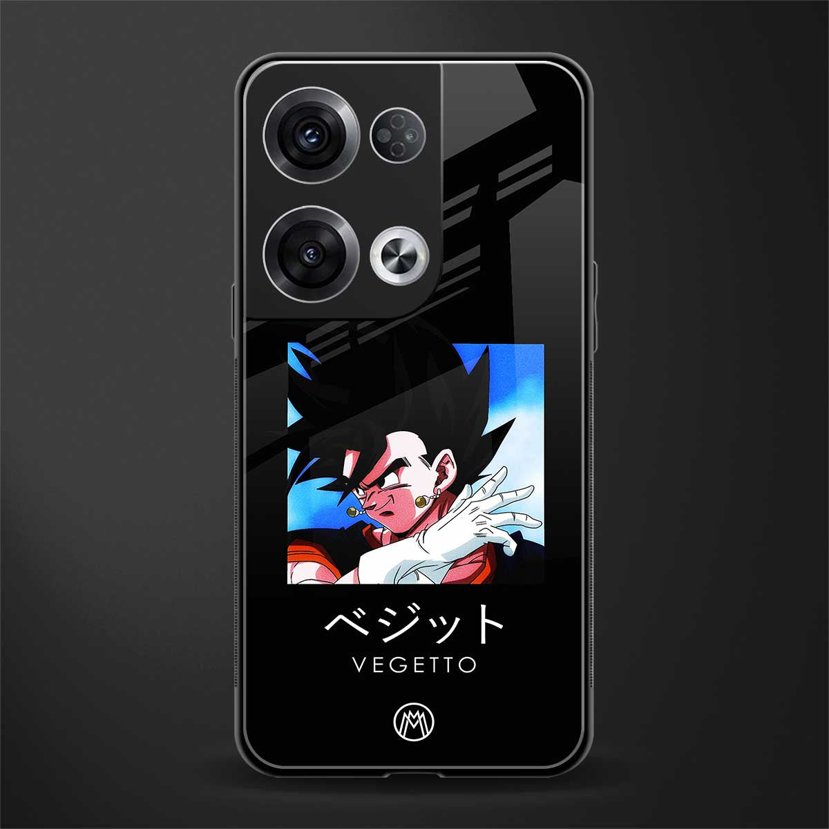 vegetto dragon ball z anime back phone cover | glass case for oppo reno 8 pro