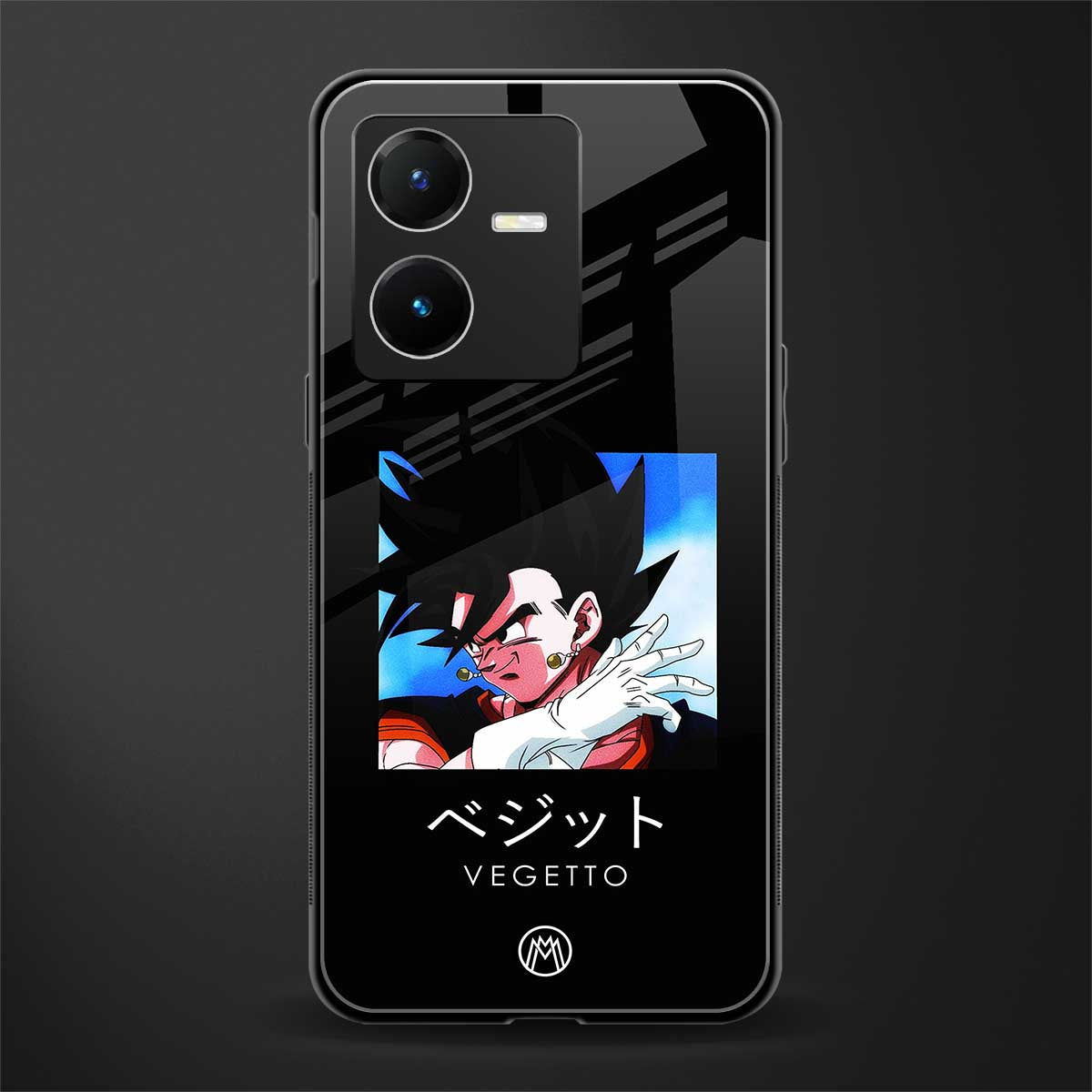 vegetto dragon ball z anime back phone cover | glass case for vivo y22