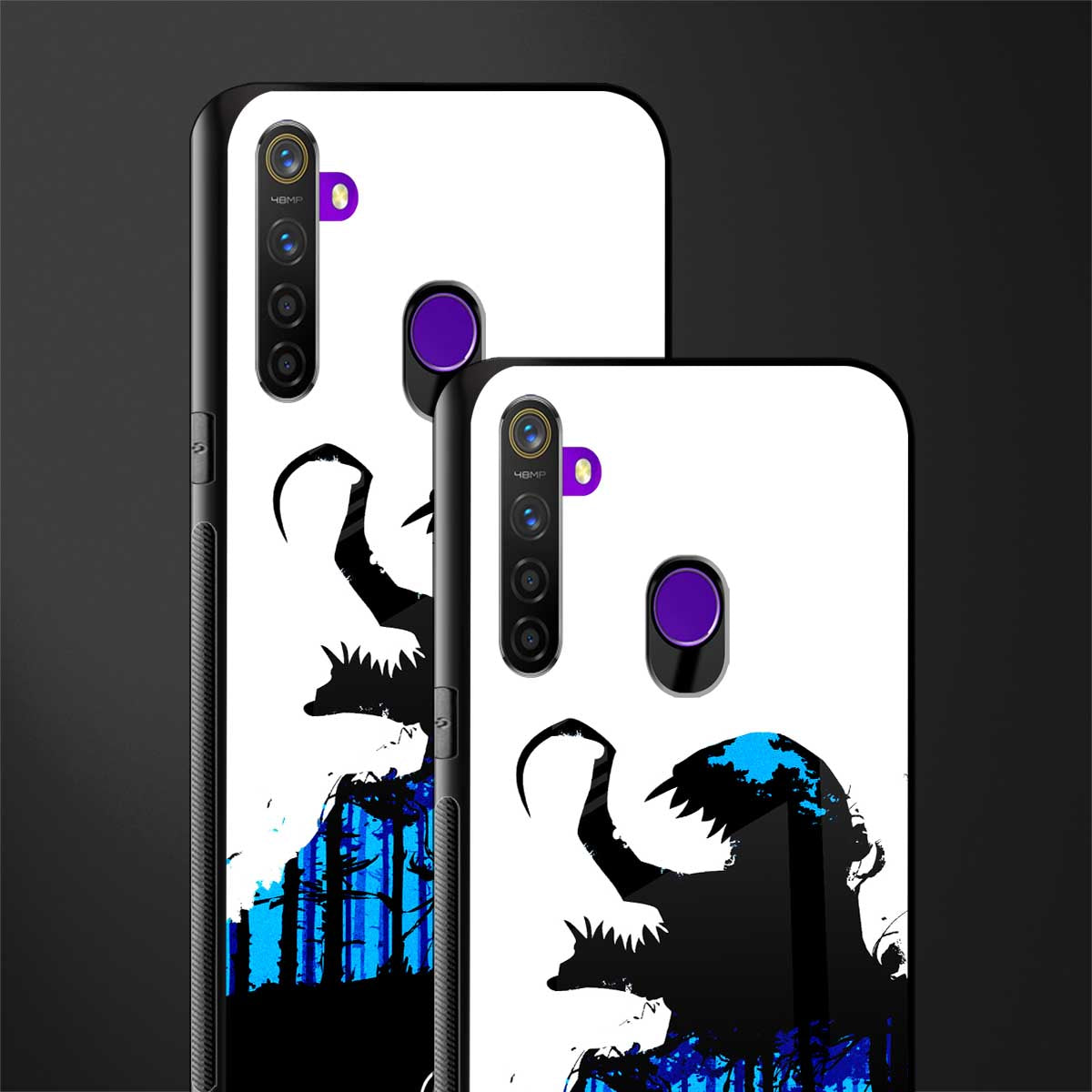 venom minimalistic glass case for realme 5s image-2