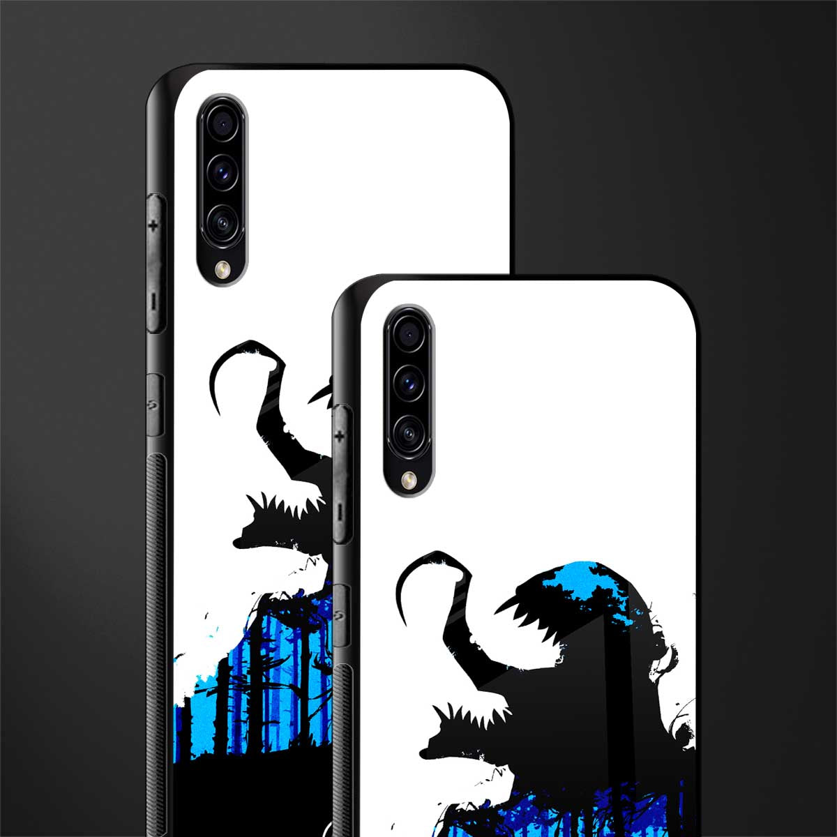 venom minimalistic glass case for samsung galaxy a70 image-2