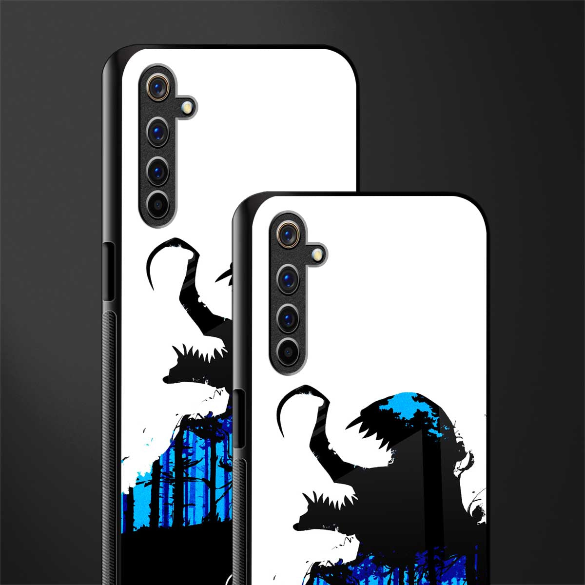 venom minimalistic glass case for realme 6i image-2