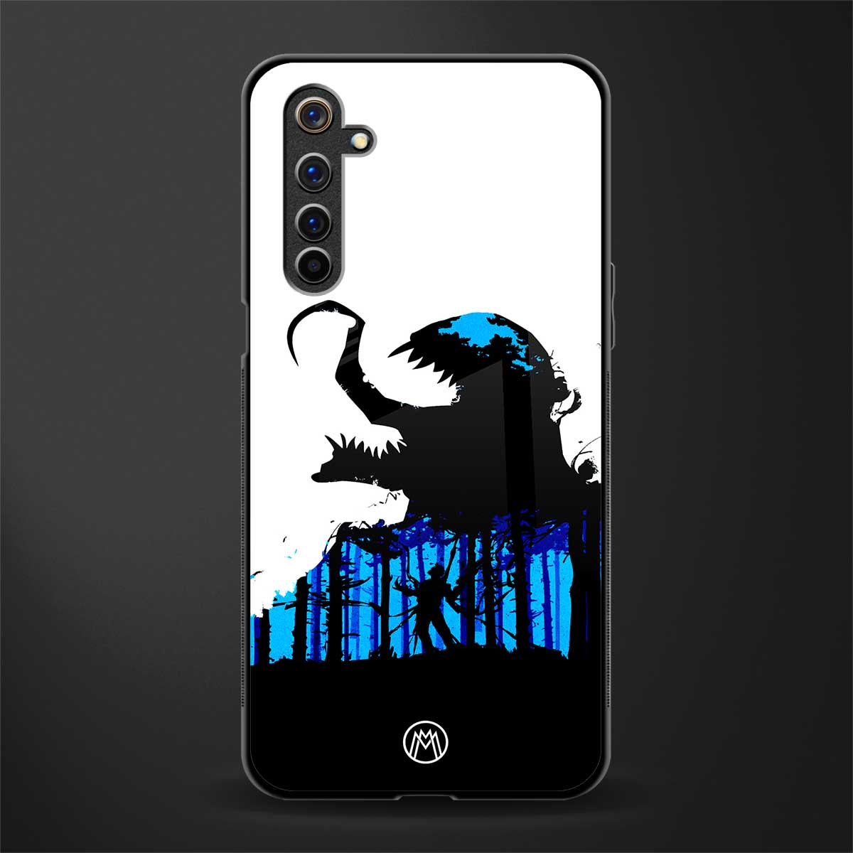 venom minimalistic glass case for realme 6i image