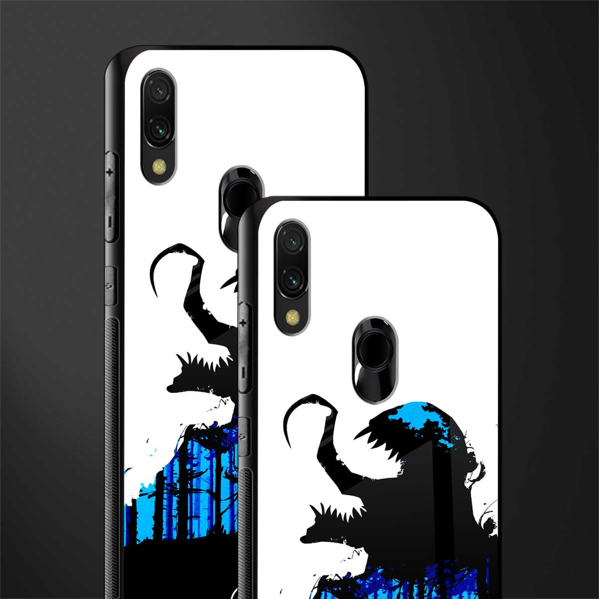 venom minimalistic glass case for redmi 7redmi y3 image-2