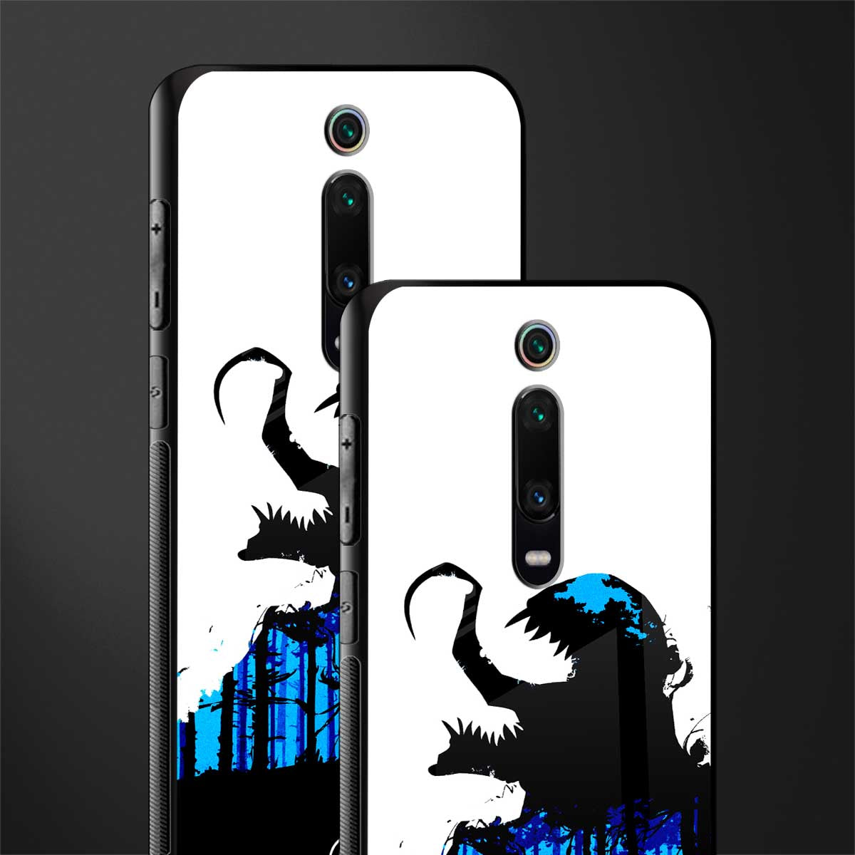 venom minimalistic glass case for redmi k20 image-2