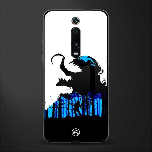venom minimalistic glass case for redmi k20 image