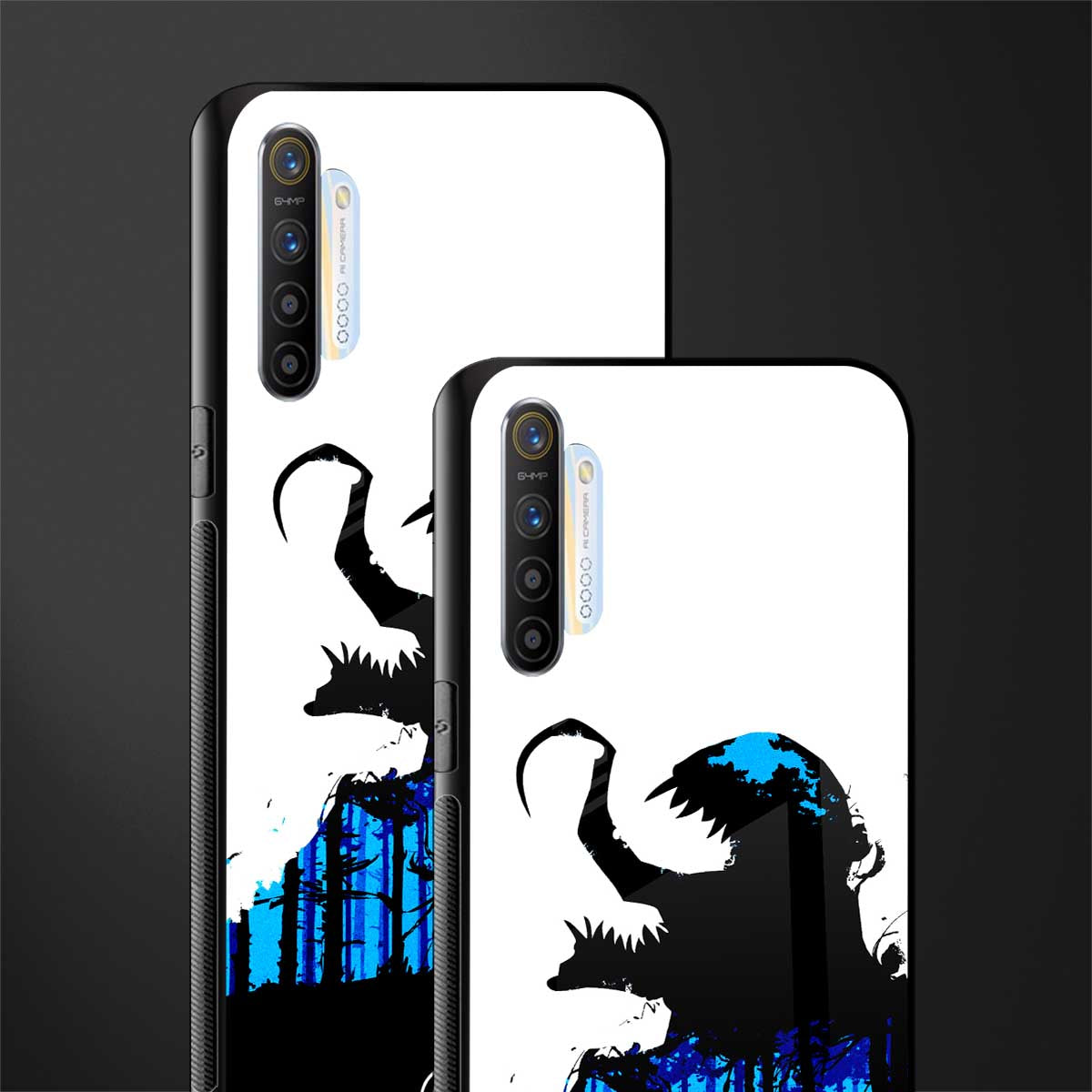 venom minimalistic glass case for realme x2 image-2