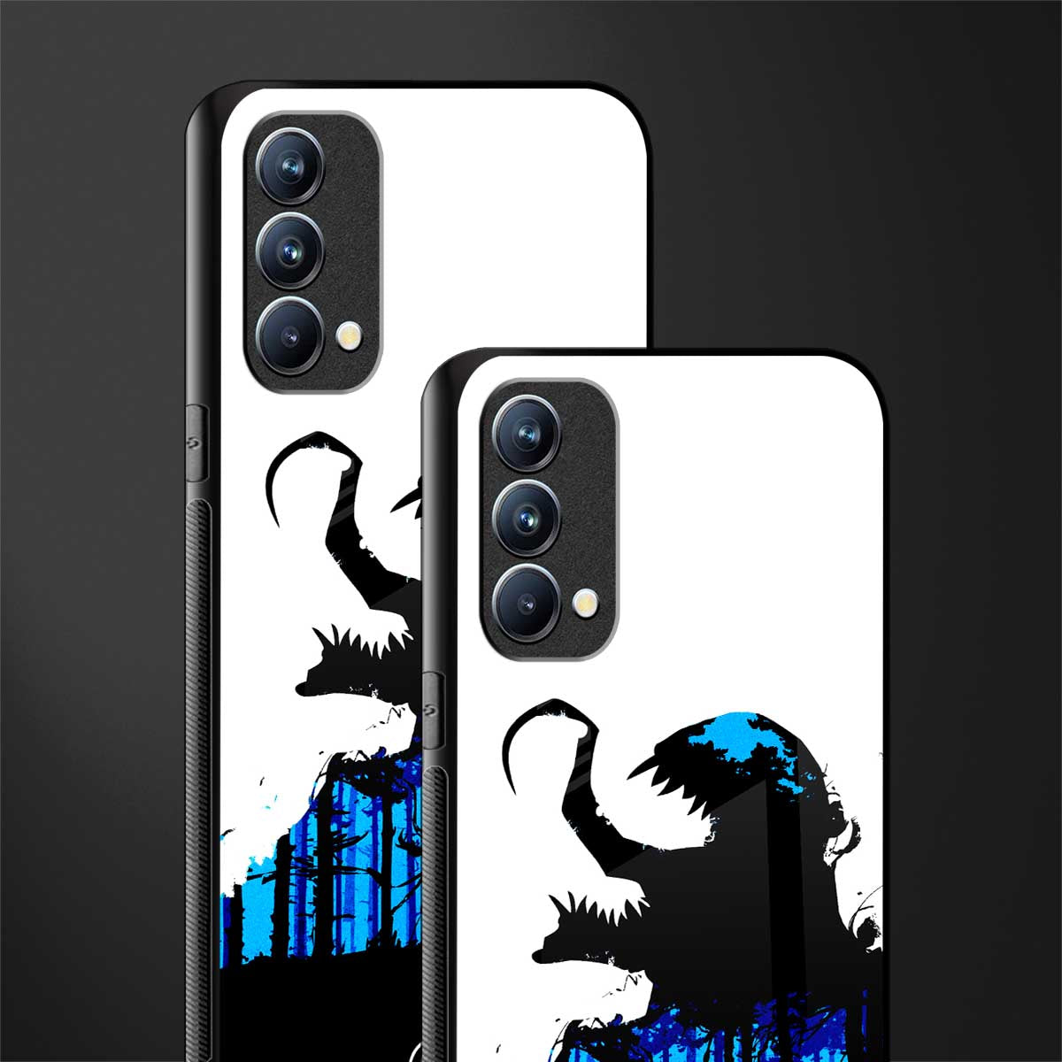 venom minimalistic glass case for oppo f19 image-2