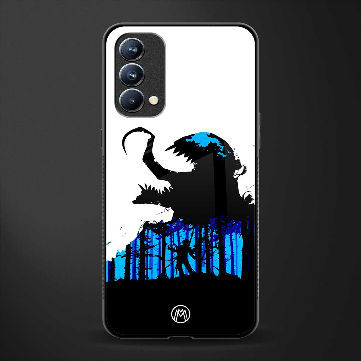 venom minimalistic glass case for oppo f19s image