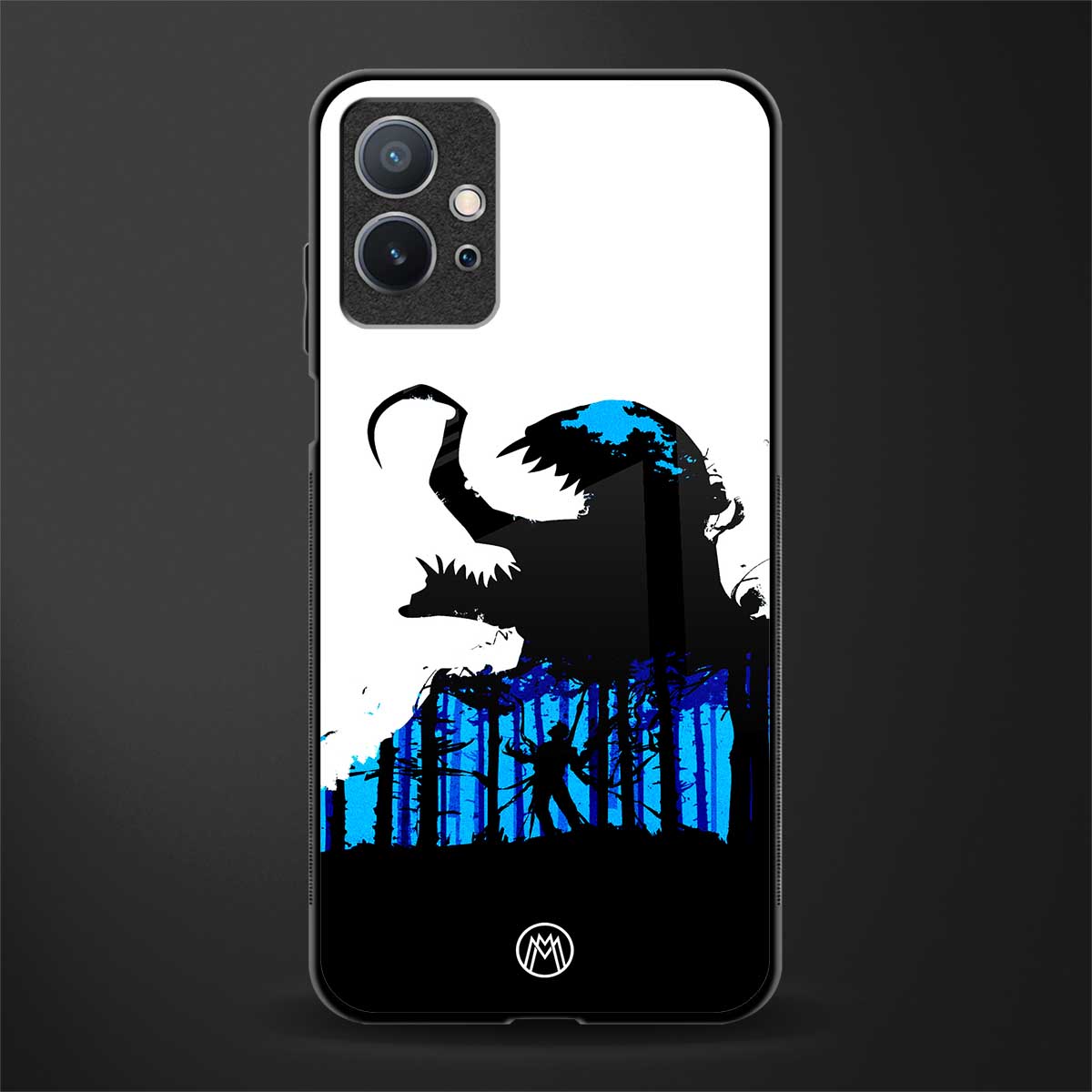 venom minimalistic glass case for vivo y75 5g image