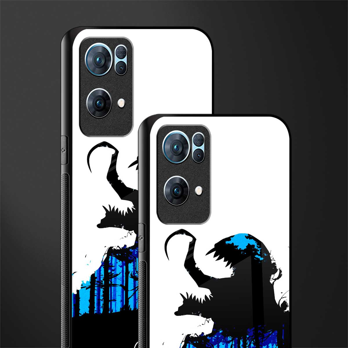 venom minimalistic glass case for oppo reno7 pro 5g image-2