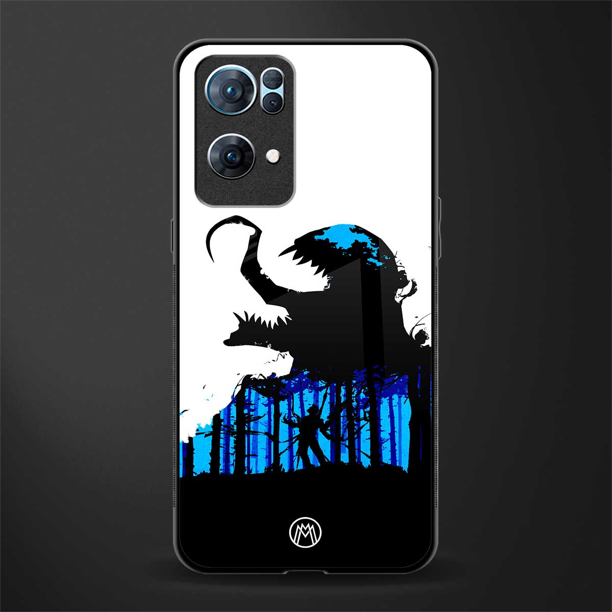 venom minimalistic glass case for oppo reno7 pro 5g image
