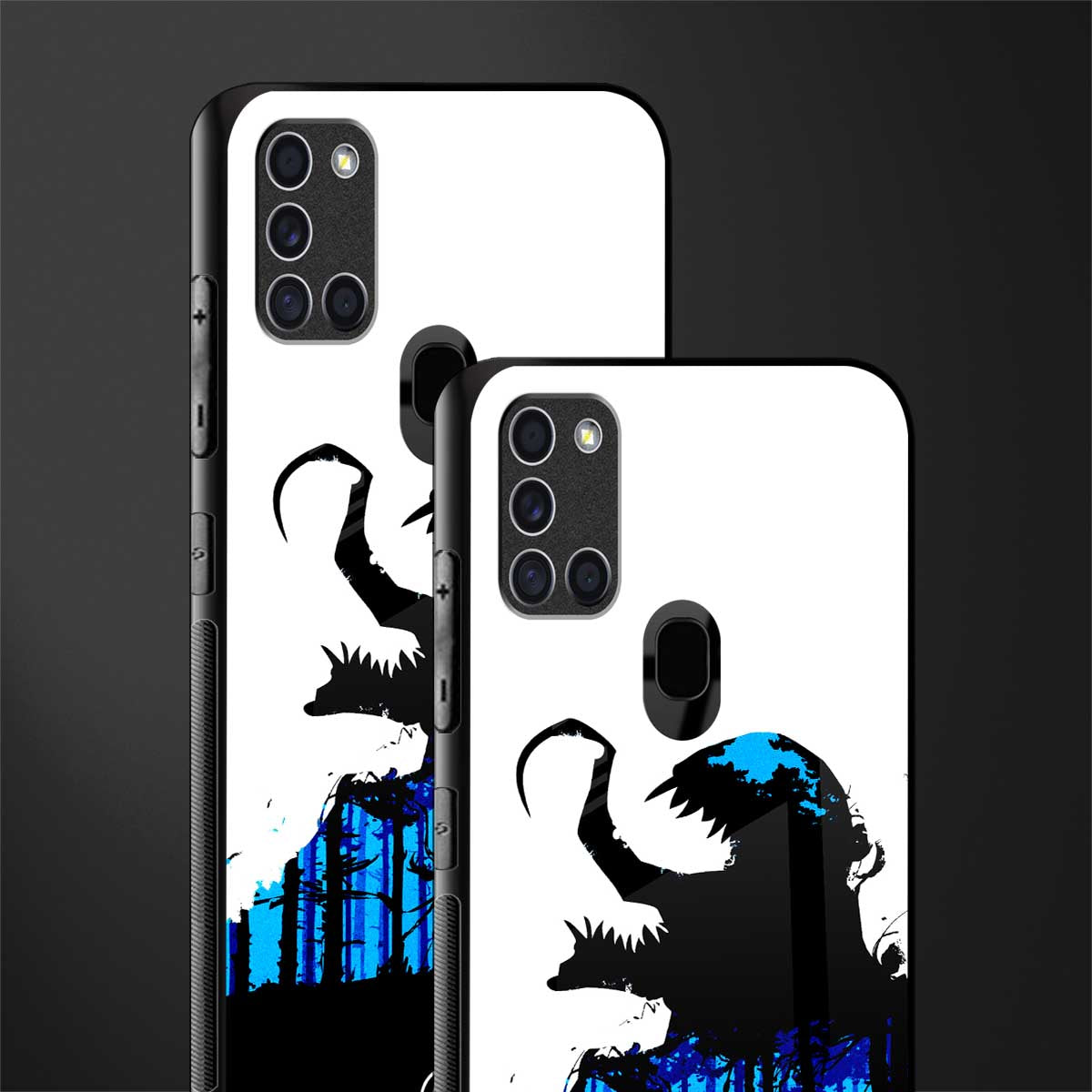 venom minimalistic glass case for samsung galaxy a21s image-2