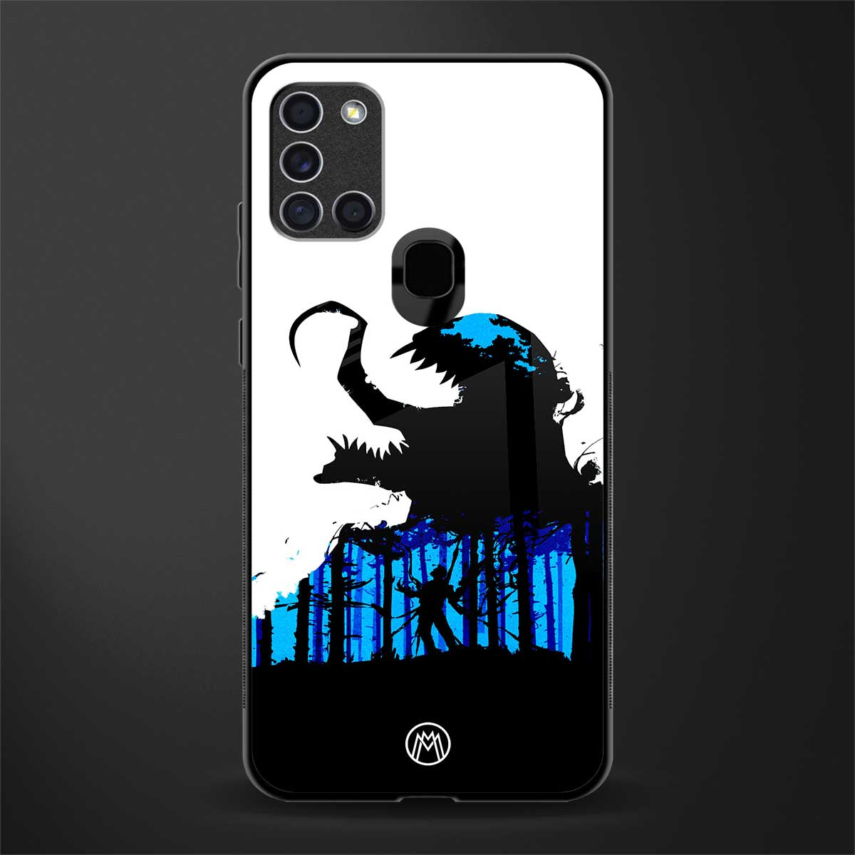 venom minimalistic glass case for samsung galaxy a21s image