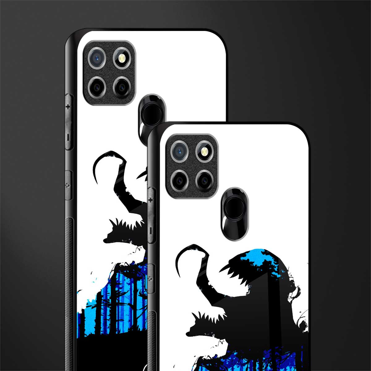 venom minimalistic glass case for realme narzo 20 image-2