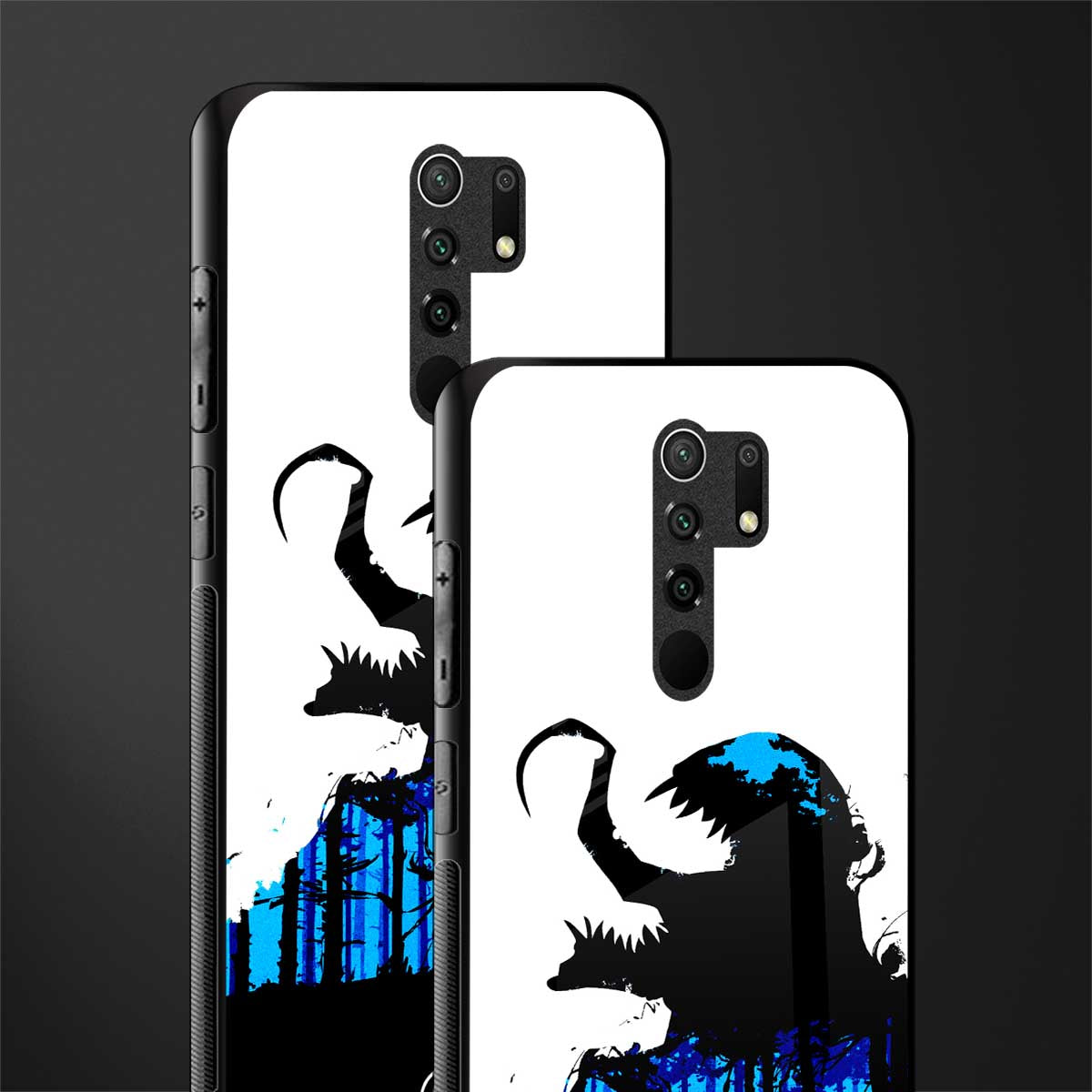 venom minimalistic glass case for redmi 9 prime image-2