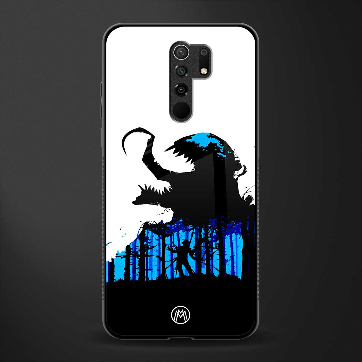 venom minimalistic glass case for redmi 9 prime image