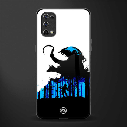 venom minimalistic glass case for realme 7 pro image