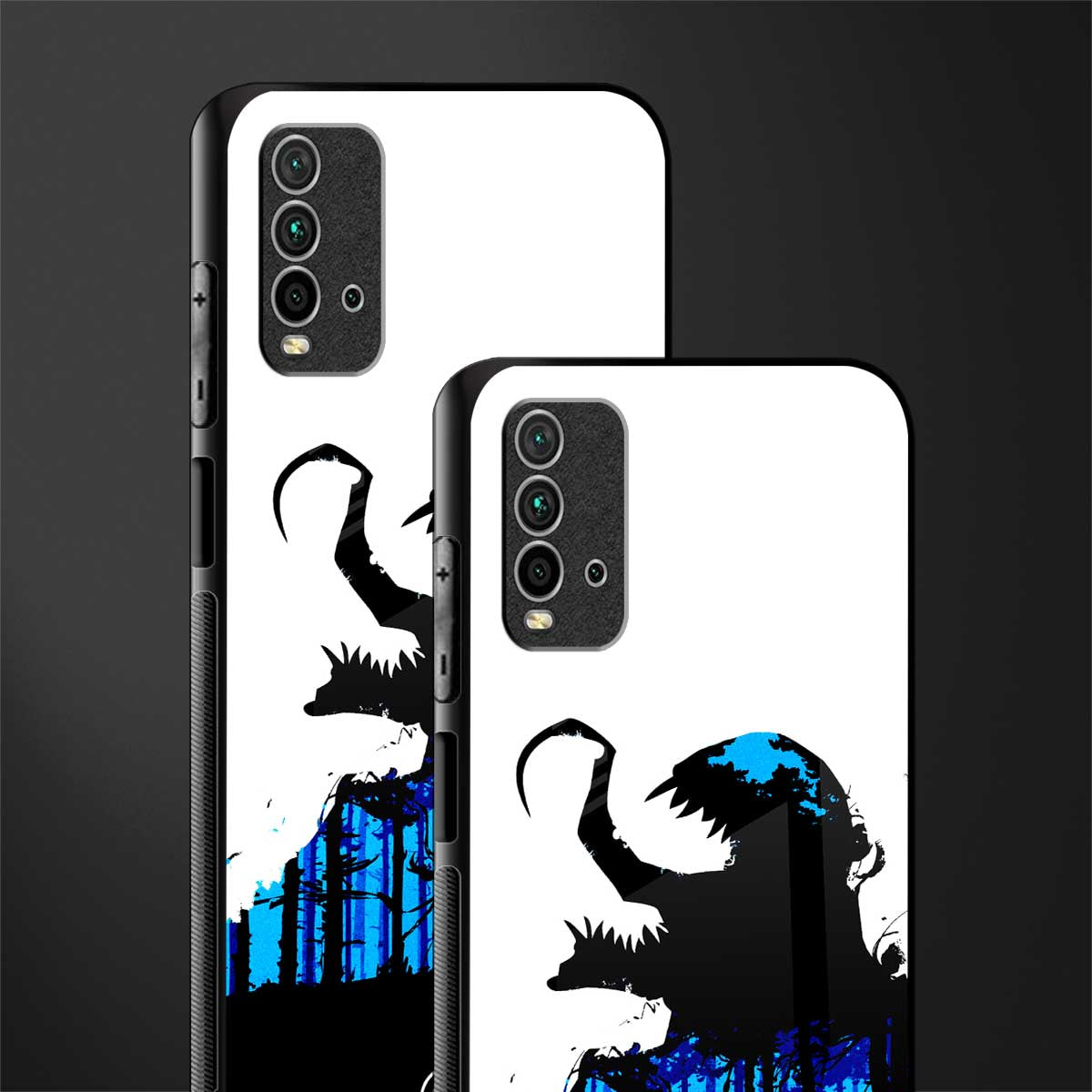 venom minimalistic glass case for redmi 9 power image-2