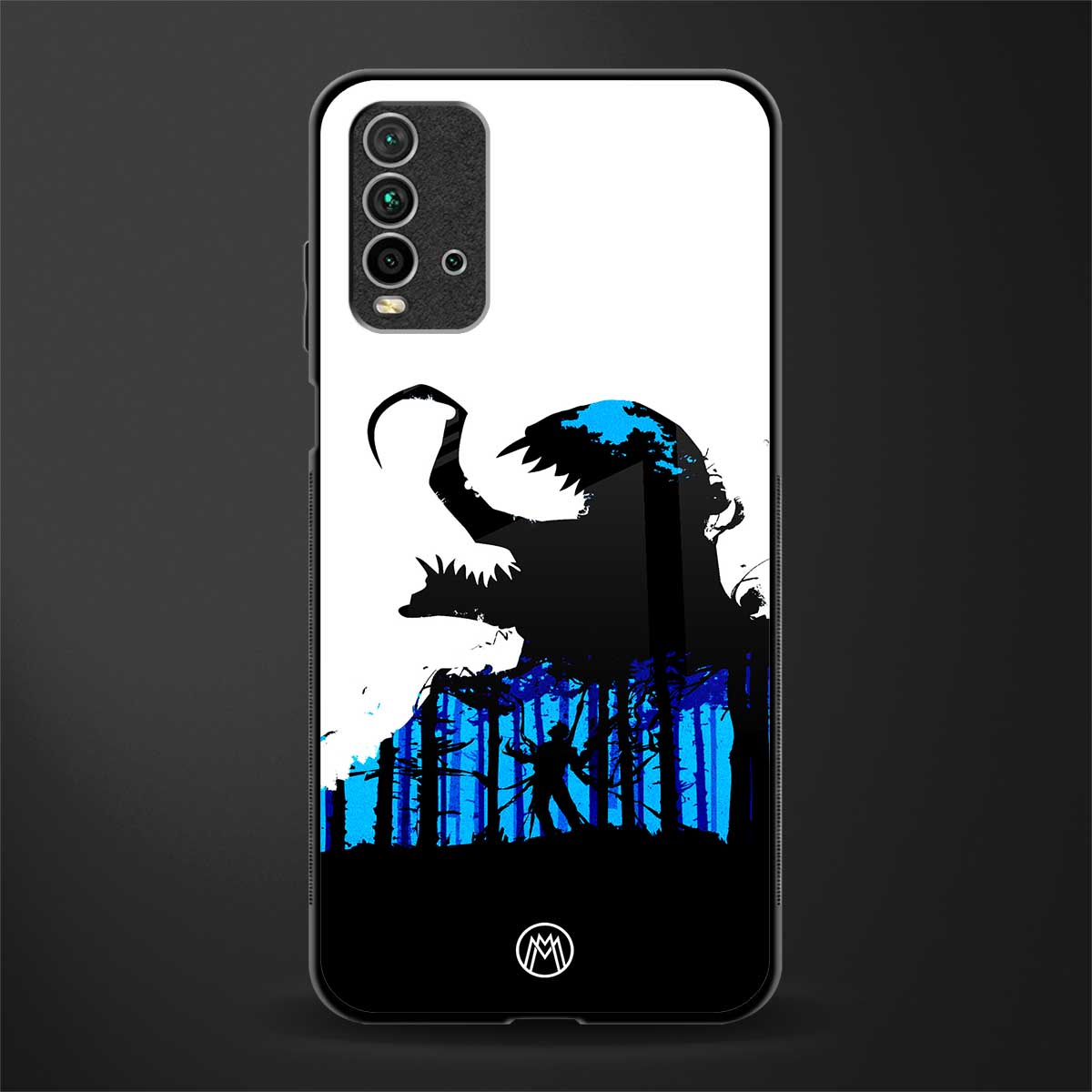 venom minimalistic glass case for redmi 9 power image