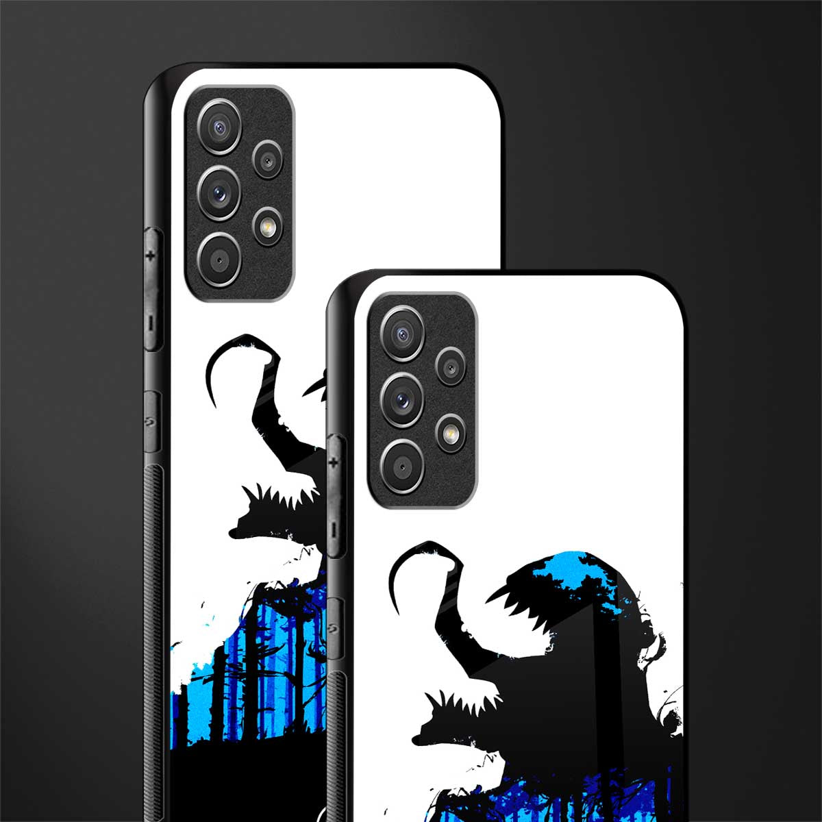venom minimalistic glass case for samsung galaxy a72 image-2
