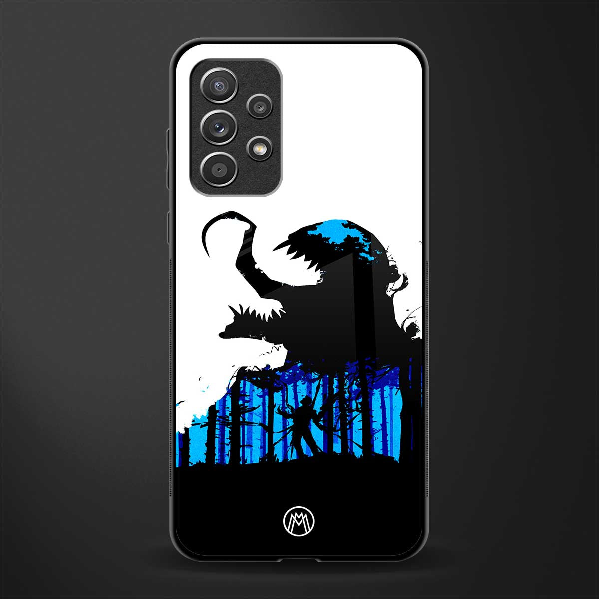 venom minimalistic glass case for samsung galaxy a72 image