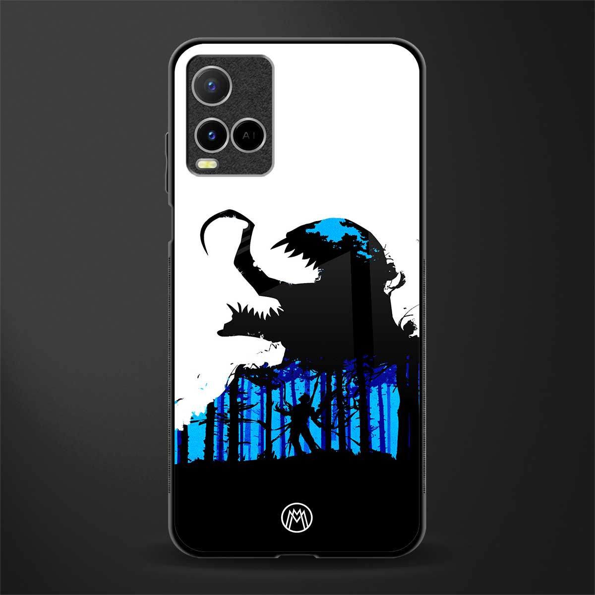 venom minimalistic glass case for vivo y33s vivo y33t image