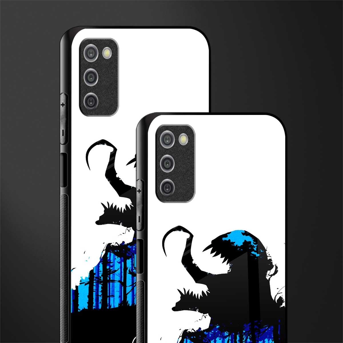 venom minimalistic glass case for samsung galaxy a03s image-2