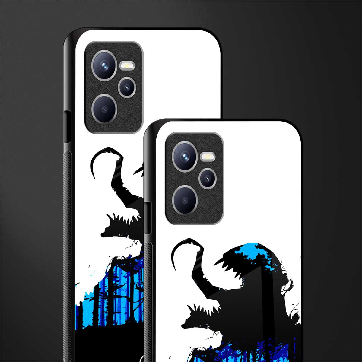 venom minimalistic glass case for realme c35 image-2