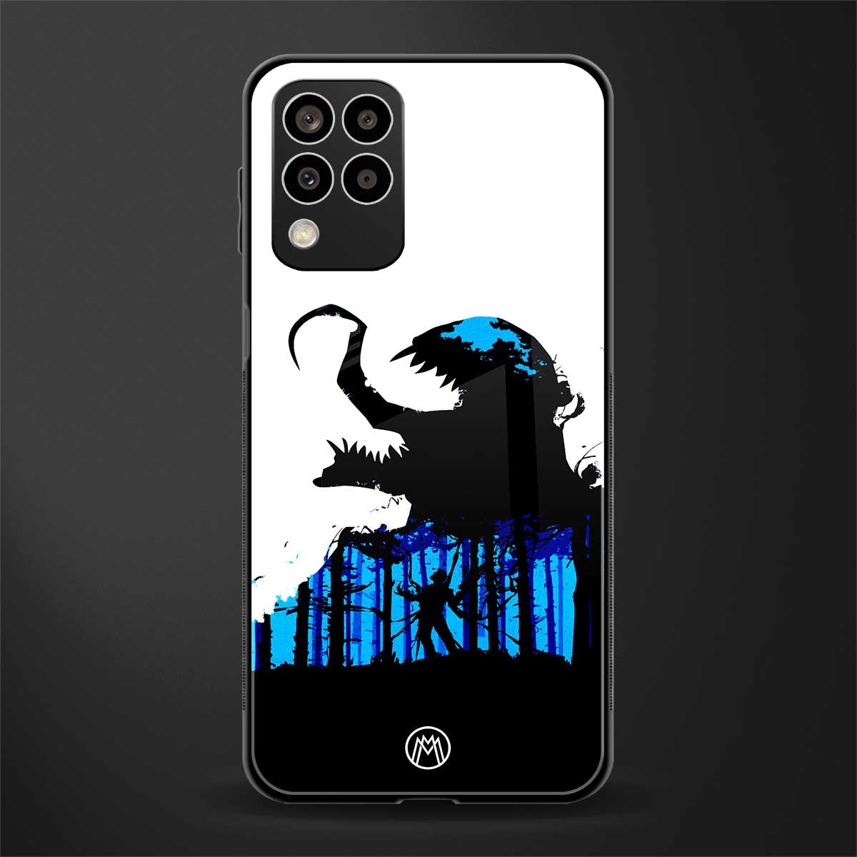 venom minimalistic back phone cover | glass case for samsung galaxy m33 5g