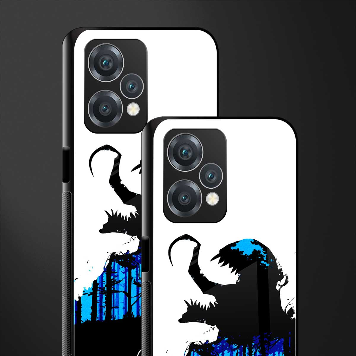 venom minimalistic back phone cover | glass case for oneplus nord ce 2 lite 5g