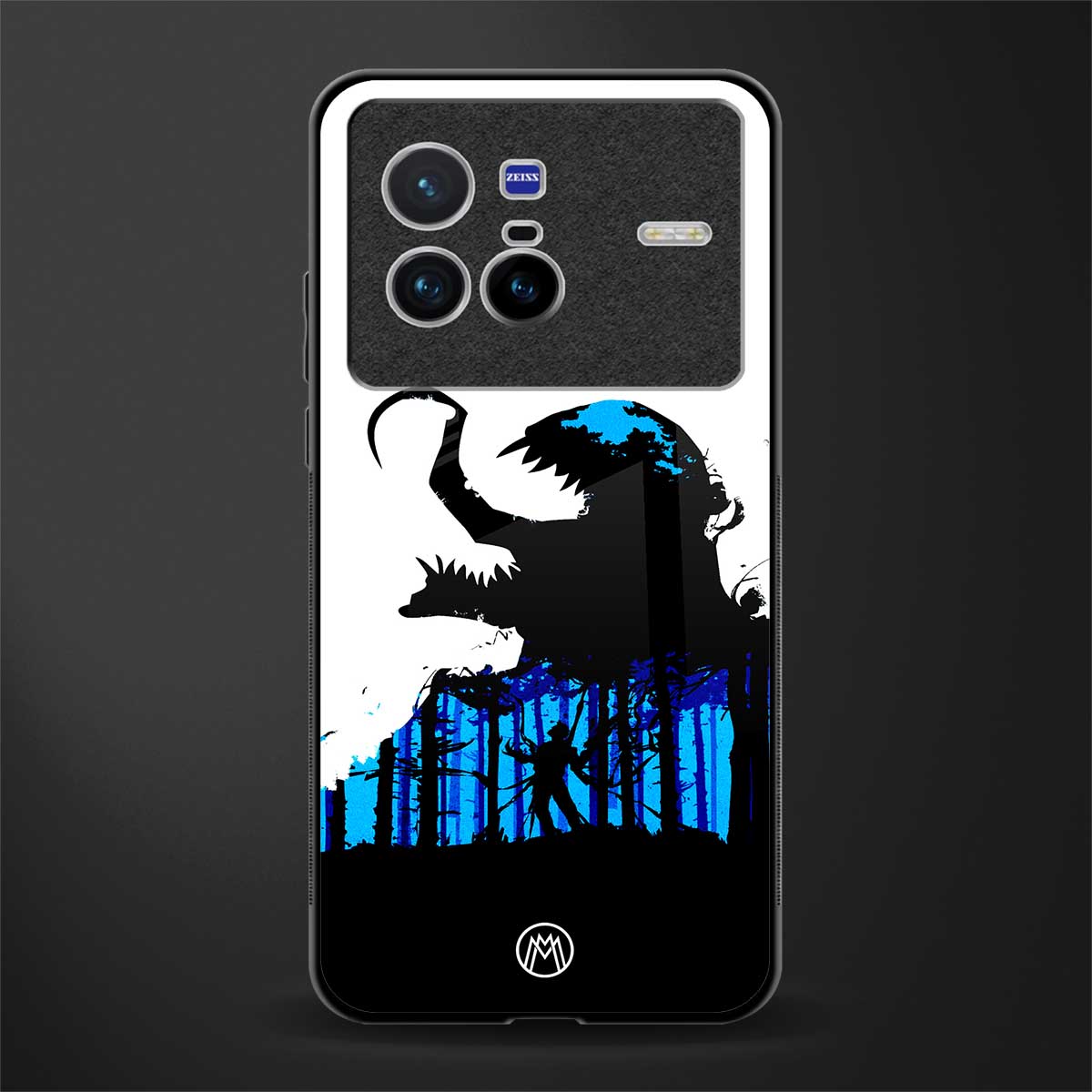 venom minimalistic glass case for vivo x80 image