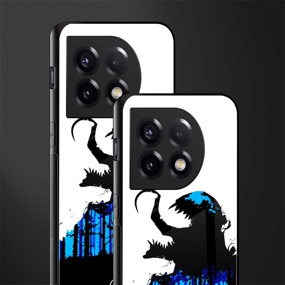 venom minimalistic back phone cover | glass case for oneplus 11