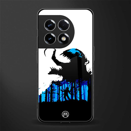 venom minimalistic back phone cover | glass case for oneplus 11r