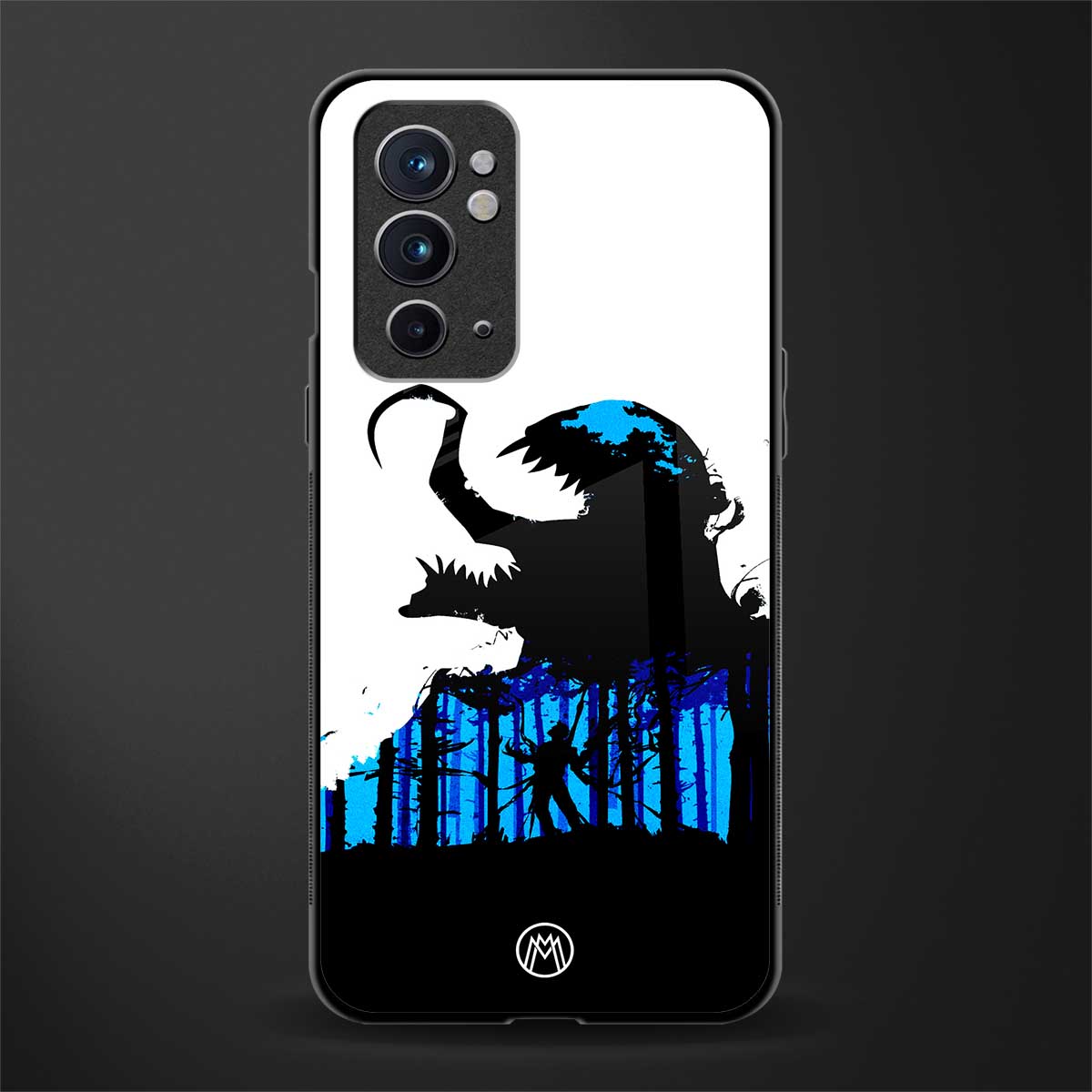 venom minimalistic glass case for oneplus 9rt image