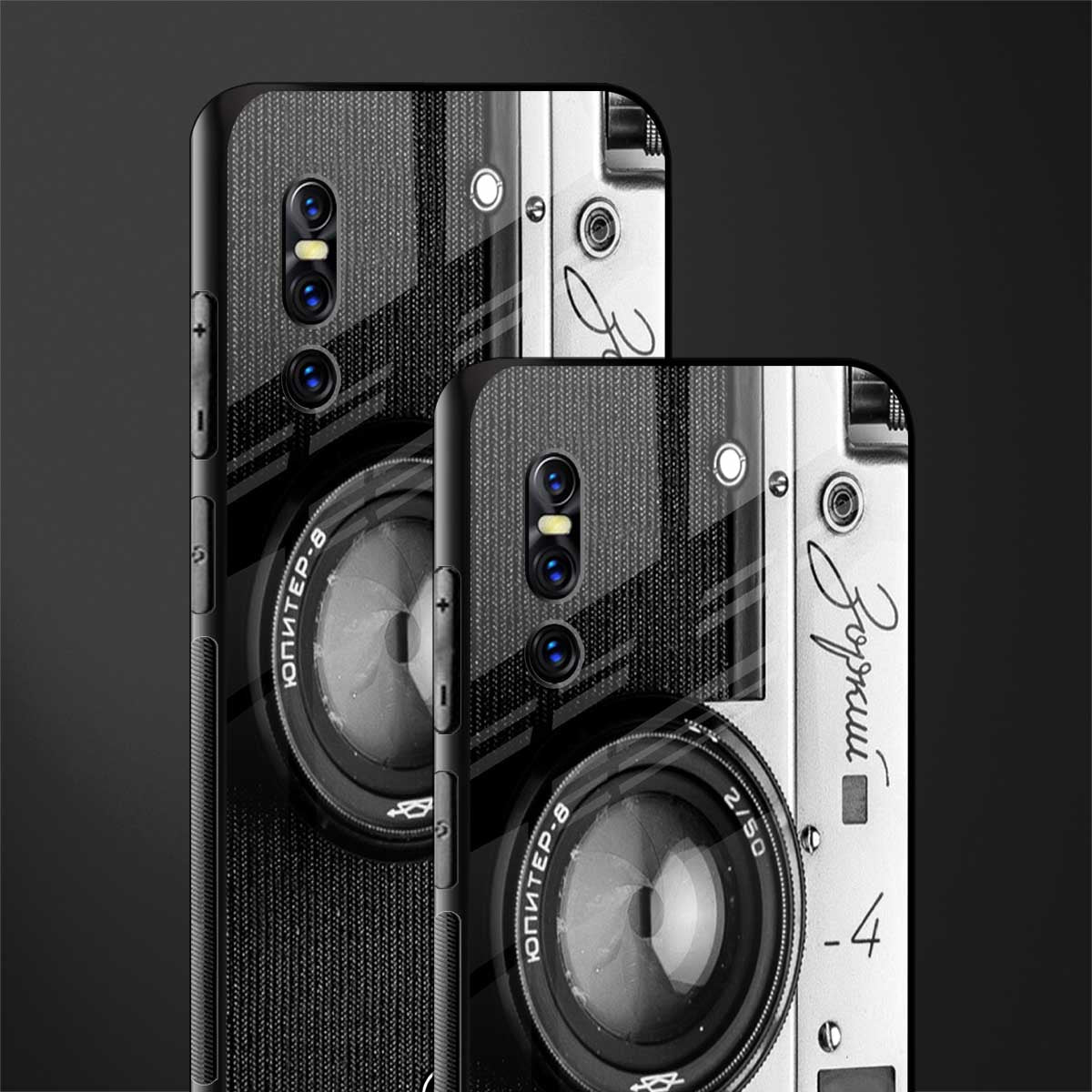 vintage camera glass case for vivo v15 pro image-2