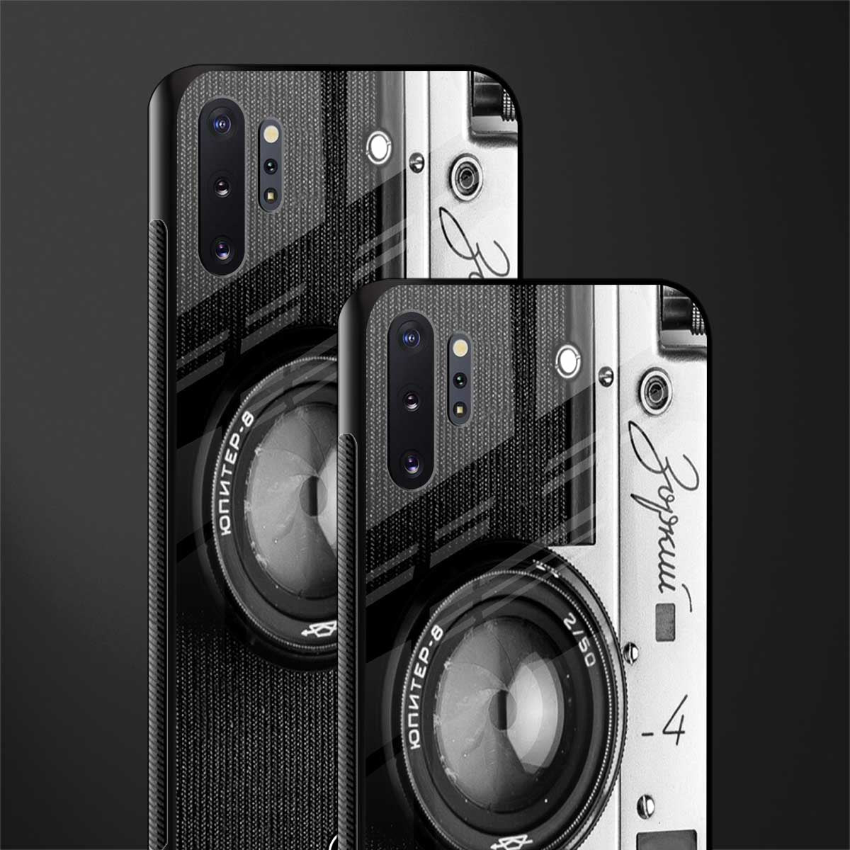 vintage camera glass case for samsung galaxy note 10 plus image-2