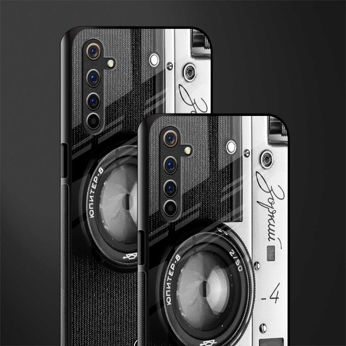 vintage camera glass case for realme 6 image-2