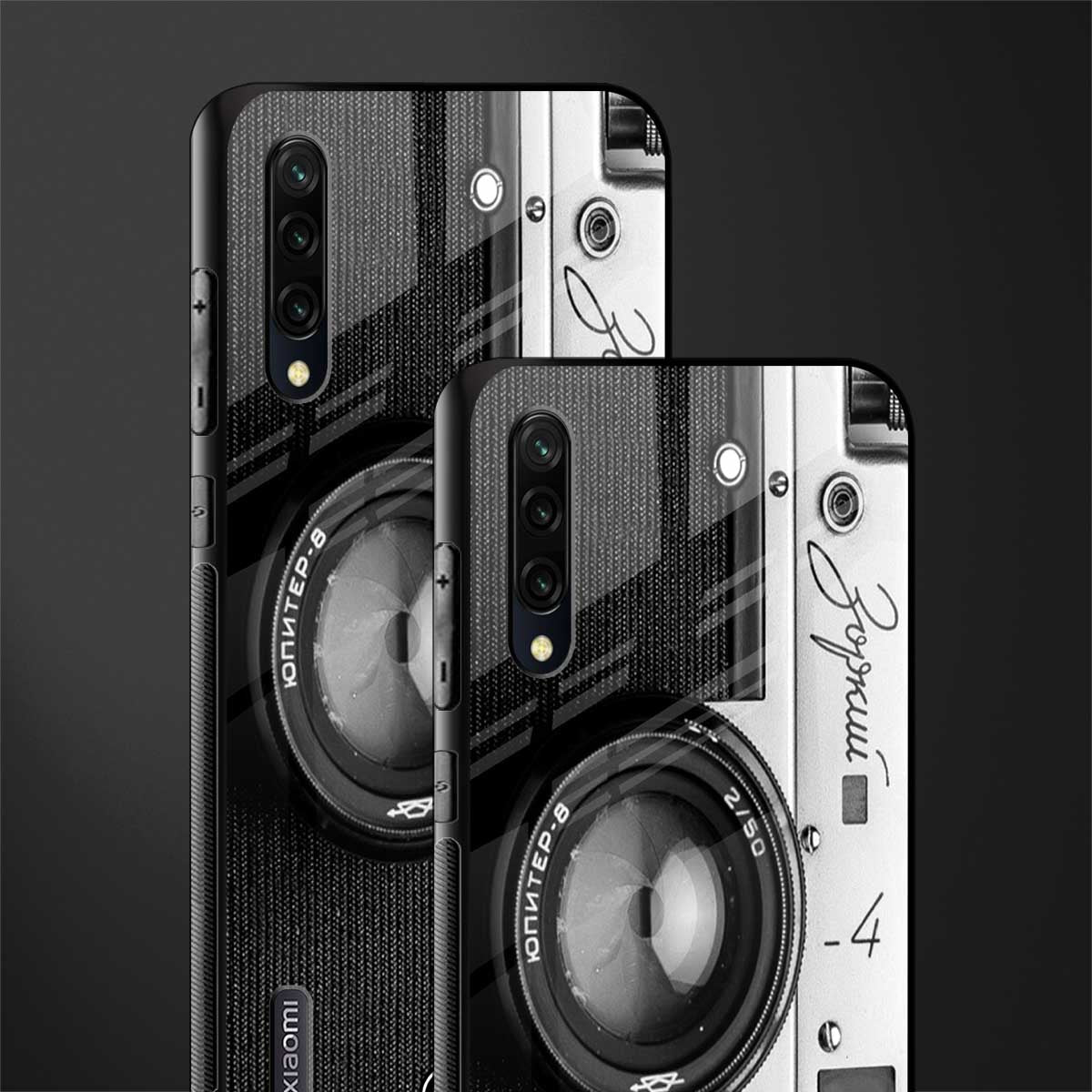 vintage camera glass case for mi a3 redmi a3 image-2