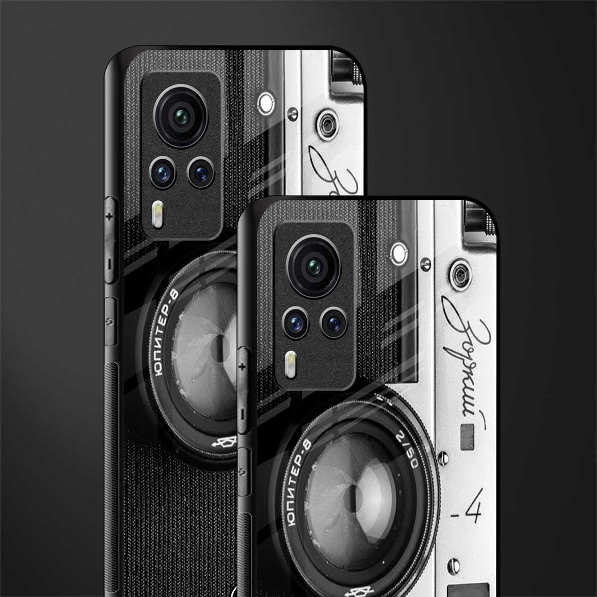 vintage camera glass case for vivo x60 pro image-2