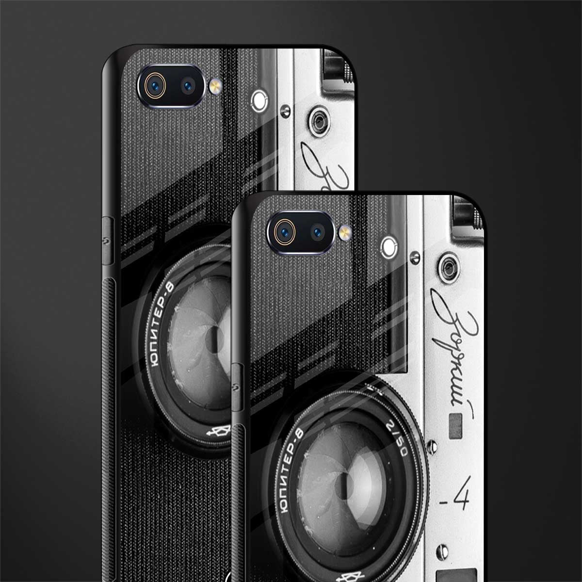 vintage camera glass case for oppo a1k image-2