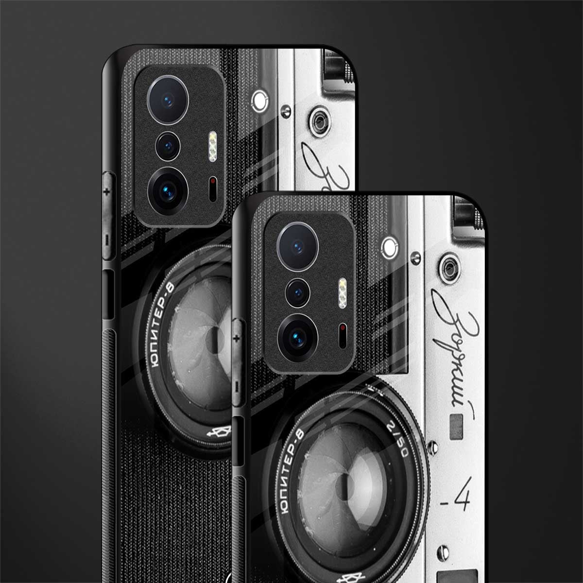 vintage camera glass case for mi 11t pro 5g image-2