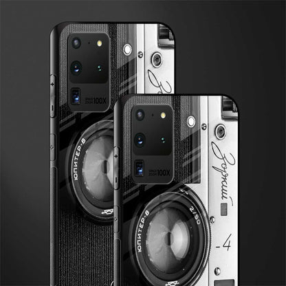 vintage camera glass case for samsung galaxy s20 ultra image-2