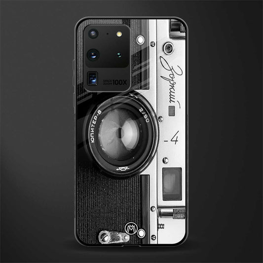 vintage camera glass case for samsung galaxy s20 ultra image
