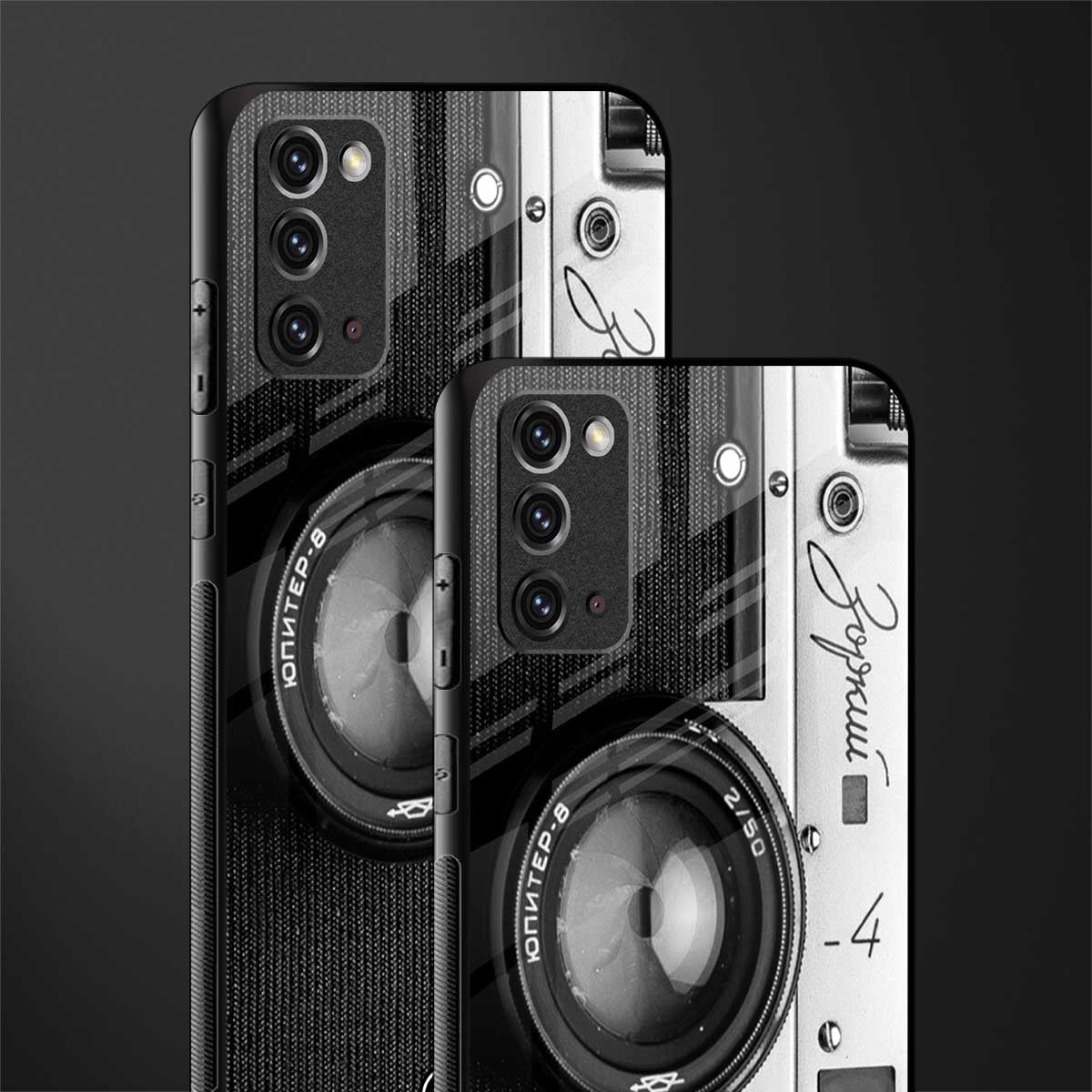 vintage camera glass case for samsung galaxy note 20 image-2