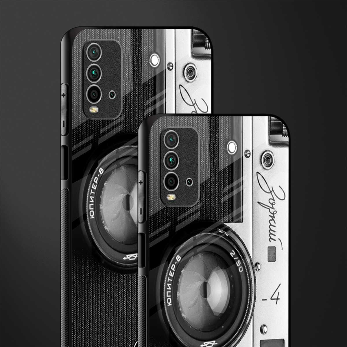 vintage camera glass case for redmi 9 power image-2