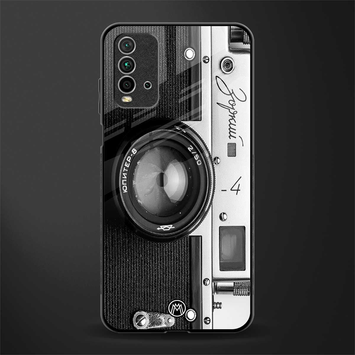 vintage camera glass case for redmi 9 power image