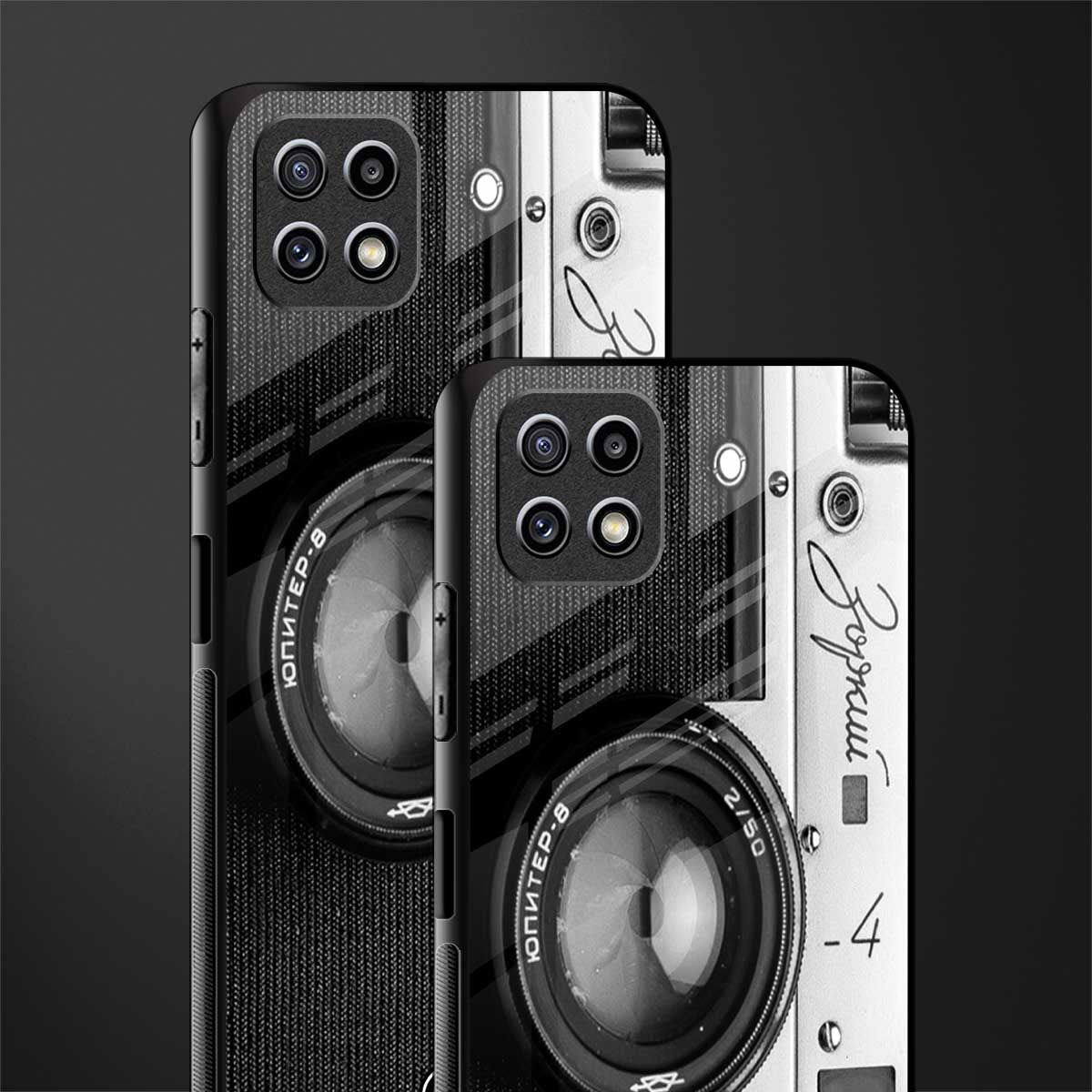 vintage camera glass case for samsung galaxy a22 5g image-2