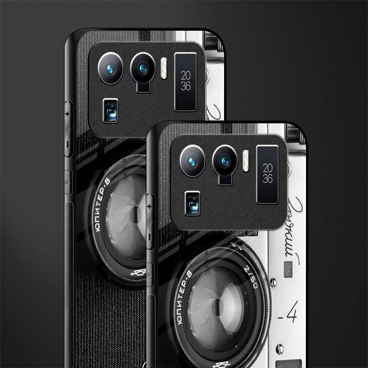 vintage camera glass case for mi 11 ultra 5g image-2