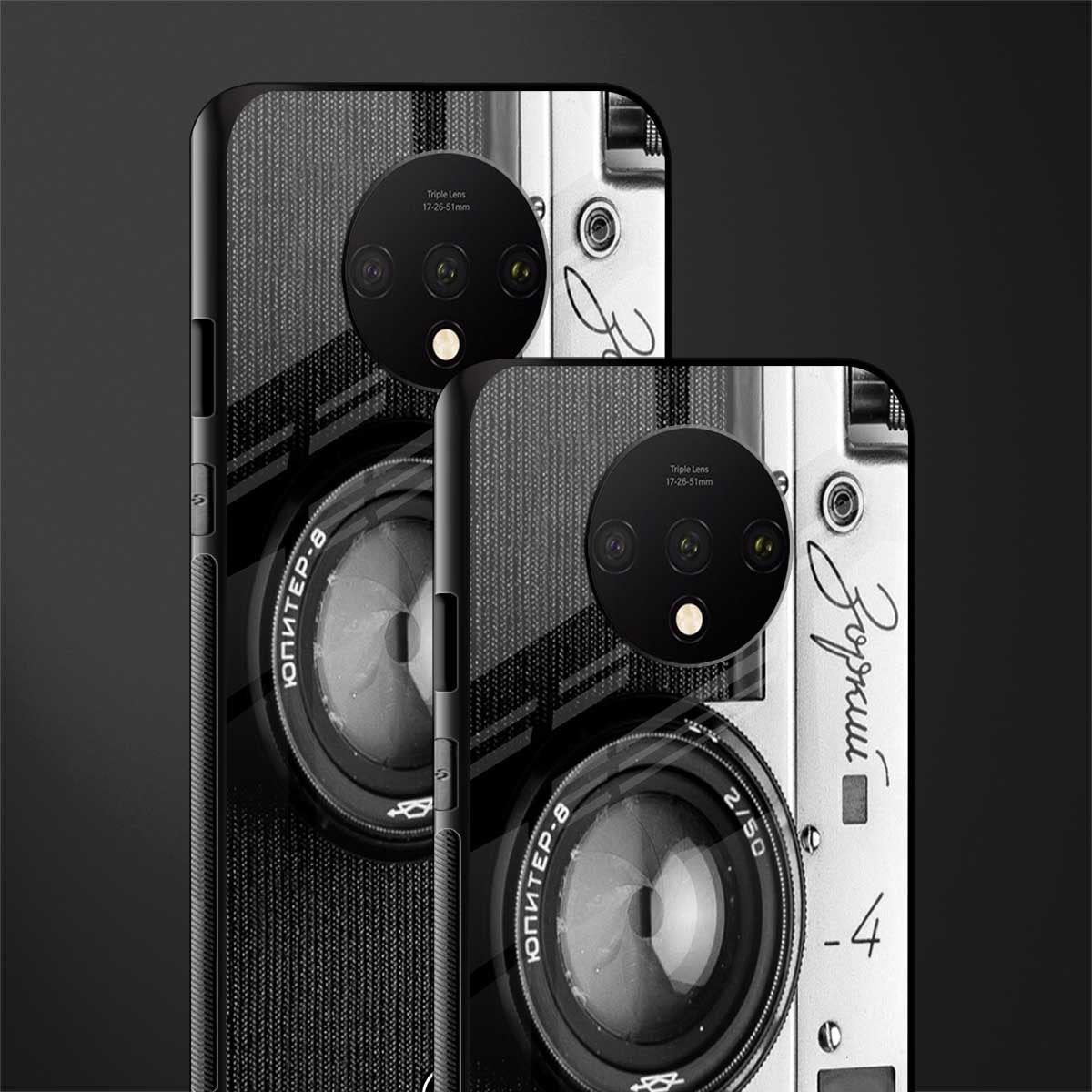 vintage camera glass case for oneplus 7t image-2